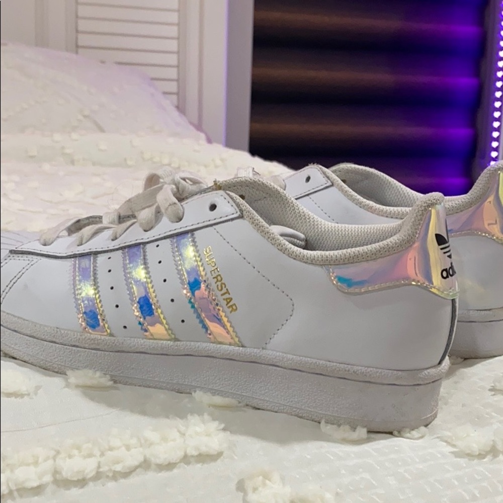RARE holographic adidas superstar